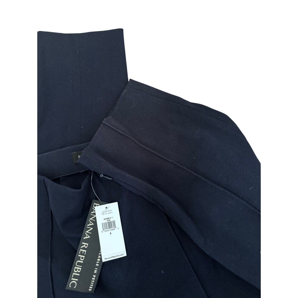 NWT Banana Republic Sloan Skinny Ankle Pants Navy Blue Size 0 Career Work Office - Picture 7 of 7